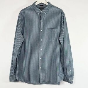 Rye by Hawker Rye Chambray Ivory Stripe Long Sleeve Button Down Shirt - Men’s US